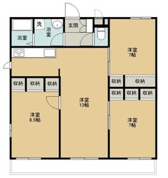 ヘリオス378小平栄町の物件間取画像